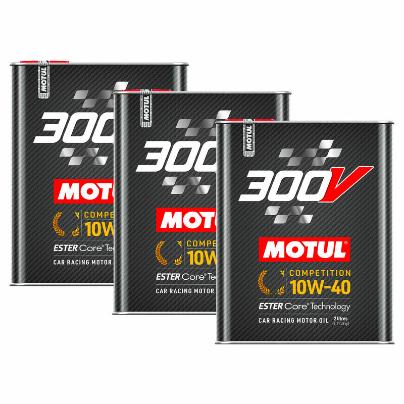 OLIO MOTORE MOTUL COMPETITION 300V - 10W40 (3 X 2 L )